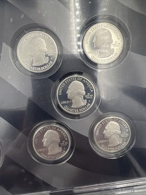 2013 Limited Edition US Silver Proof Set Complete w/ Box COA SK#a