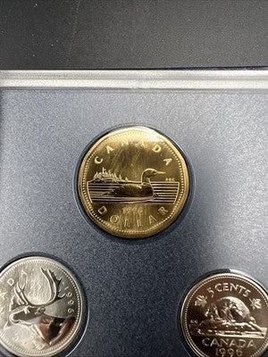1996 Canada Specimen 6 Coin Gem Uncirculated Set w/ used Box COA