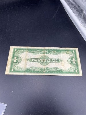 1923 One Dollar Silver Certificate Horse Blanket Blue Seal CH VG Very Good #835