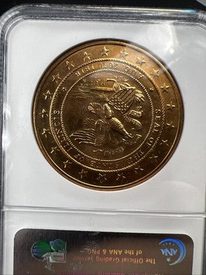 1968 Illinois Sesquicentennial Bronze Medal NGC CH BU MS64