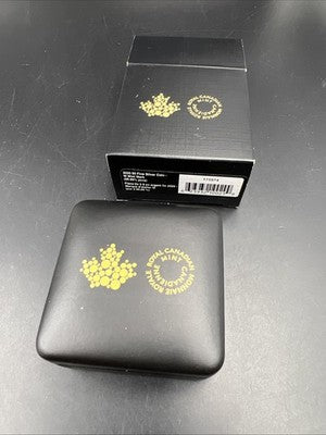 2020 W 1 Oz Canada Silver Maple Leaf Coin Gem BU Box & COA