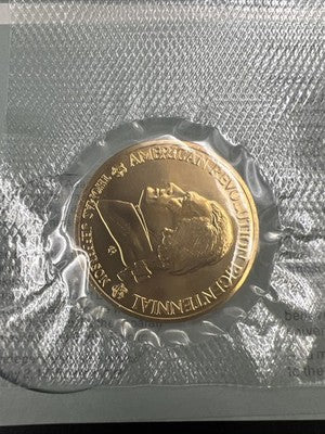 1976 American US Bicentennial Bronze Medal UNC FDOI First Day Cover Pack