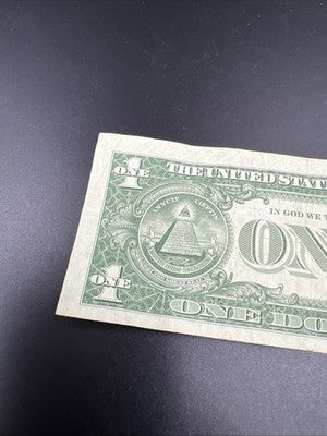 1957 $1 One Dollar US Silver Certificate Blue Seal VF Neat Serial #02277766