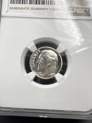 1953 P 10c Roosevelt Silver Dime Coin Proof NGC PF66 #009
