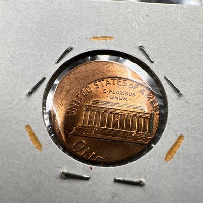 1988 1c Lincoln Memorial Cent Penny 40% Off Center Gem BU UNC SKU#AO