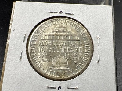 1946 P Booker T Washington Silver Half Dollar Coin BU UNC SK#a