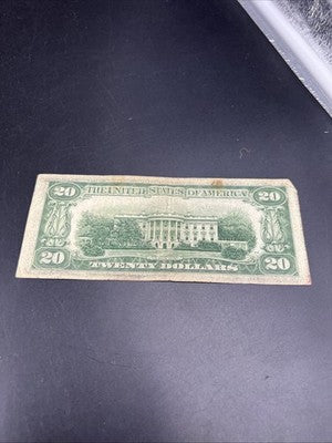 1950 B $20 FRN Federal Reserve Note Green Seal Very Circ #803