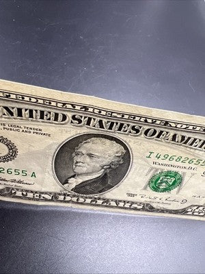 1995 $10 FRN Federal Reserve Note VF Very Fine Circ #655