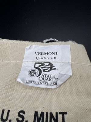 U.S. Mint Bag of 100 2001 D Vermont State Statehood Quarters BU UNC