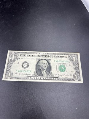 1963 A $1 FRN Federal Reserve Note One Dollar Bill Choice UNC #37