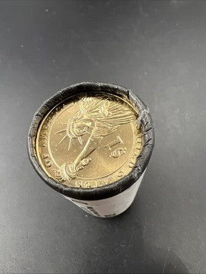 2012 D Grover Cleveland First Term Presidential Dollar US Mint BU Roll 25 Coins