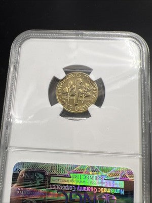 1979 P 10c Roosevelt Copper Nickel Dime Coin NGC MS65 Gem BU Certified