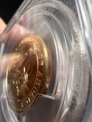 2007 George Washington Presidential Error Coin PCGS MS65 Missing Edge Lettering