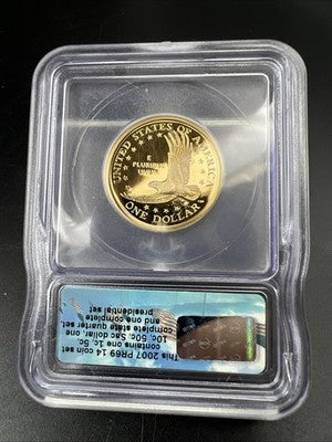 2007 S $1 Sacagawea Native Dollar Proof Coin PR69 DCAM ICG #A
