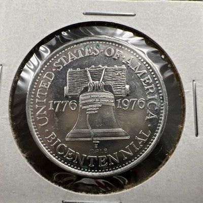 Aluminum 1976 Bicentennial Eagle Liberty Bell Medal