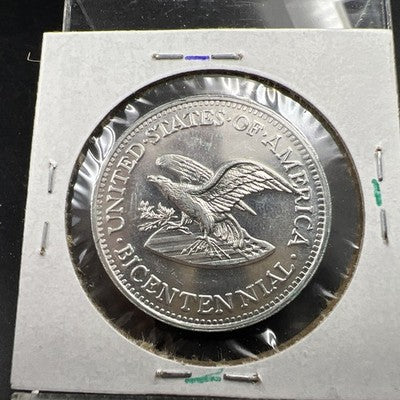 Aluminum 1976 Bicentennial Eagle Liberty Bell Medal