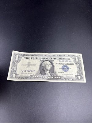1957 * Star $1 One Dollar Silver Certificate Very Fine VF #203
