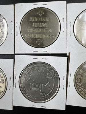 10 Medal Lot US Boy Scout National Jamboree 1960 1937 1981 1953 1964 1950 1957 +