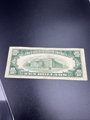 1950 D $10 FRN Federal Reserve Note Cleveland District Fine Circ #249