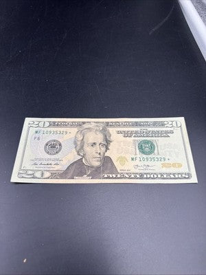 2013 $20 * Star Federal Reserve Note Fine Circ #329