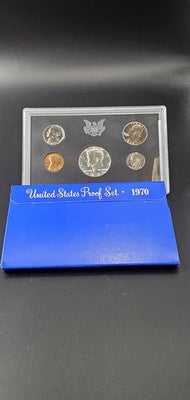 5 Set US OGP Clad Proof Set Lot Collection 1968 - 1972 S - 5 Total sets 25 Coins