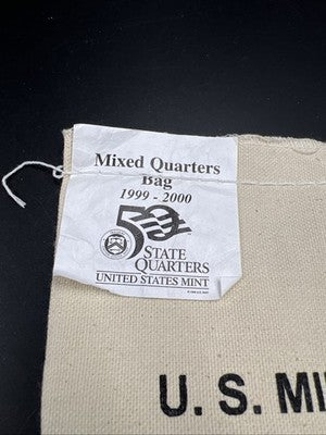 U.S. Mint Bag of 100 1999-2000 Mixed State Statehood Quarters BU UNC sk#a