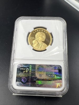 2011 S Sacagawea Wampanoag Treaty Native Brass Dollar Coin NGC PF69 UCAM #007