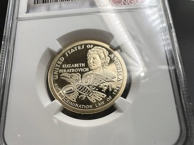 2020 S Sacagawea Anti Discrimination Native Brass Dollar Coin NGC PF70 UCAM #095