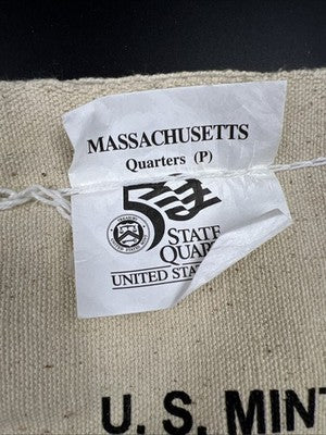 U.S. Mint Bag of 100 2000 P 25c Massachusetts State Statehood Quarters BU UNC