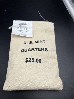 U.S. Mint Bag 100 2010 P Yosemite ATB Quarter Coins BU UNC