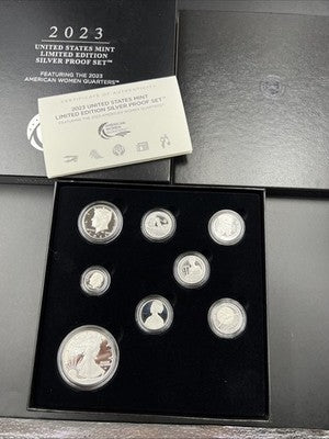 2023 Limited Edition US Silver Proof Set Complete w/ Box COA