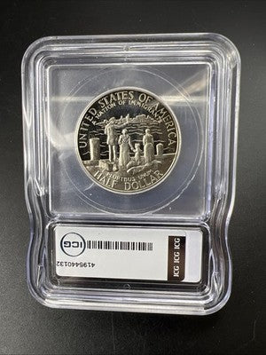 1986 S 50c Statue of Liberty Half Dollar Coin ICG Gem Proof Certified #32