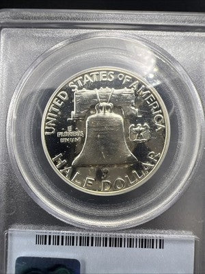 1955 P 50c Franklin Silver Half Dollar Coin PCGS PR66 Gem Proof Certified #687
