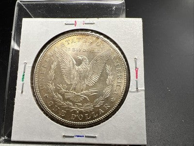 1881 S $1 Morgan Silver Dollar Coin CH BU Unc PQ Toning Toner