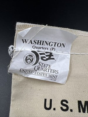 U.S. Mint Bag of 100 2007 P 25c Washington State Statehood Quarter Coins BU UNC