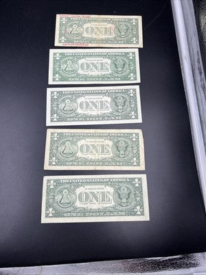 Dollar Bill Collector's Set 2003 Repeater + 1957 1963 1988 2009 * $1 Notes Circ