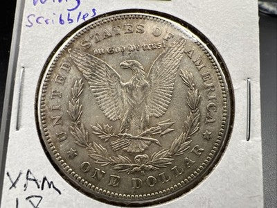 1878 S $1 Morgan Silver Dollar Coin VAM 18 XF EF Extra Fine Circ Spaghetti Wing