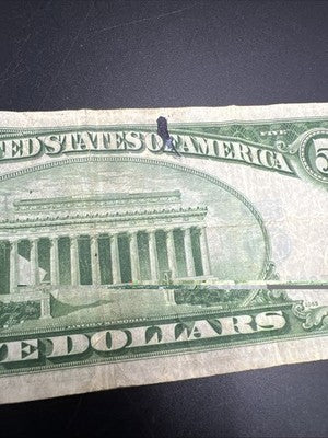 1934 A $5 Five Dollar Silver Certificate Choice VG Very Good Circ