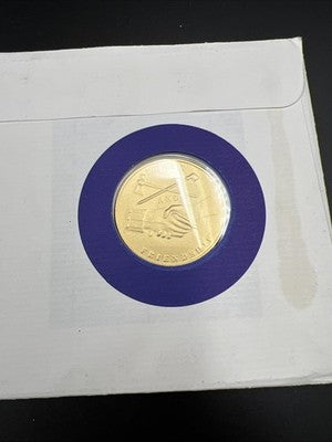 James Madison Presidential Medal in Postmarked Card w/ Stamps