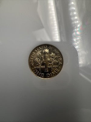 1996 W West Point Roosevelt Copper Nickel Dime Coin GEM BU in Capital Plastics