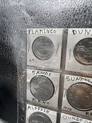 Lot of 20 $1 Aluminum Souvenir Casino Gaming Tokens AU / UNC