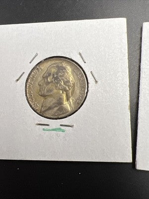 RPM Collector's set 1942 5c P/P & 1940 10c WWII Era Silver Coins Circ with RPM