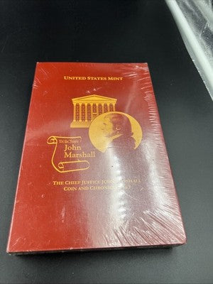 2005 John Marshall Silver Dollar Coin & Chronicles US Mint Set Sealed