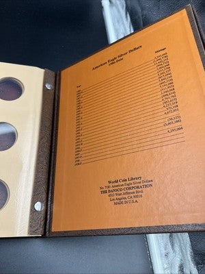 USED Dansco Album 7181 American Silver Eagle - Empty No Coins