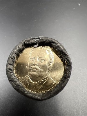 2013 P William Howard Taft Presidential Dollar US Mint BU Roll 25 Coins Unc