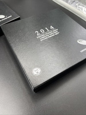 2014 Limited Edition US Silver Proof Set Complete w/ Box COA sk#a
