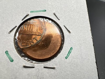 1989 1c Lincoln Memorial Cent Penny 65% Off Center BU UNC sk#3B