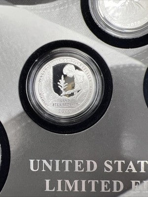2020 Limited Edition US Silver Proof Set Complete w/ Box COA sku#B