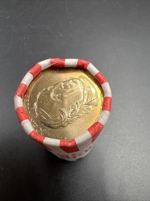 2009 P John Tyler Presidential Dollar US Mint BU Roll 25 Coins