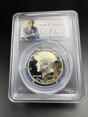 1976 S 50c Kennedy 40% Silver Half Dollar Coin PR69 DCAM PCGS #007